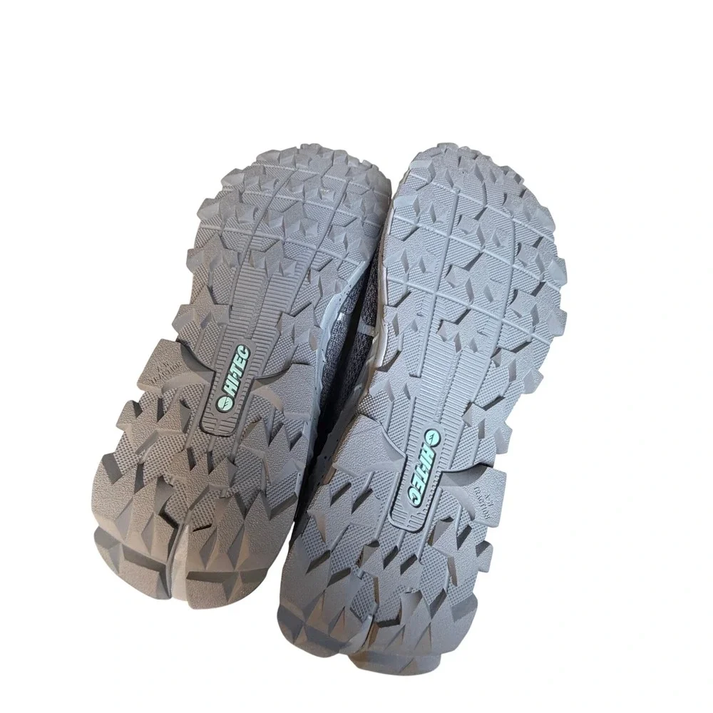 Hi-Tec Women Mauna Hiker WP Light Grey Size 8 Gorpcore Trail Shoe Hike Trekking - Picture 4 of 7